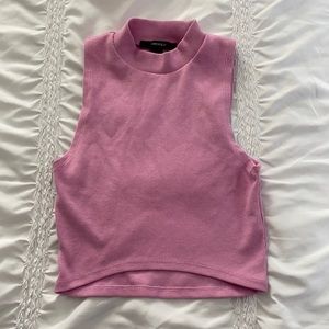 Never worn! Pink crop top, Size S